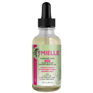 Óleo Fortalecedor Mielle Organics Rosemary Mint para Cabelo e Couro Cabeludo
