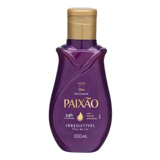 Óleo Paixão Hidratante Corporal Irresistível 100ml  Nutre, Perfuma e Realça a Pele com Fra
