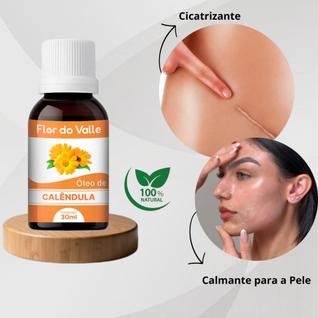Óleo Vegetal De Calêndula 30ml Flor Do Valle - Essencial