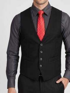 Onde Comprar Colete Social Masculino Slim Fit Preto Barato Qualidade Garantida Envio Imedi