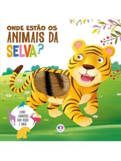 Onde estão os animais da selva - toque e sinta
