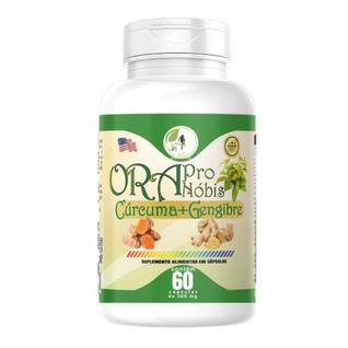 Or a Pr o No bis, Cúr cuma e Gengibre - 60 Cáps fits life