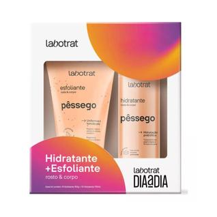 Pack Hidratante + Esfoliante Corpo e Rosto Pêssego Labotrat