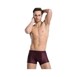 Pacote De Cuecas Boxer De Bambu Para Homens Em Tamanho Grande, Calcinhas Masculinas Slip H