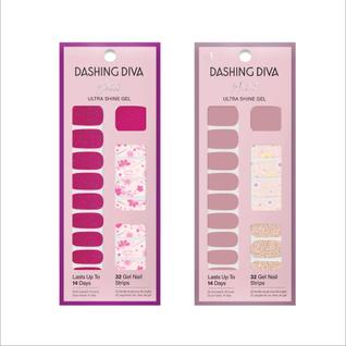 Pacote de tiras de unhas Dashing Diva Gloss The Moody Florals
