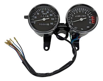 Painel Custom com Suporte Odômetro e Chicote Cg Ml Turuna 125 77 78 79 80 81 82 1977 1978 