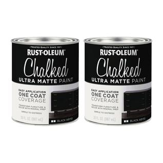 Paint Rust-Oleum Black Abyss Ultra Matte 887 ml, pacote com 2