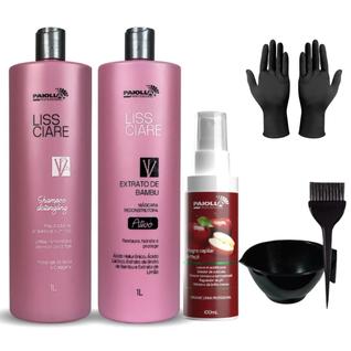 Paiolla - Kit Escova Progressiva De Bambu Liss Care 2x1L