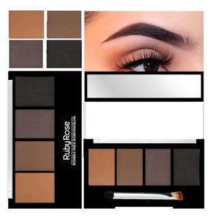 Paleta De Sombra Para Sobrancelha Ruby Rose