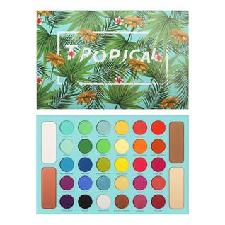 Paleta de sombras Docolor Tropical 34 cores à prova d'água