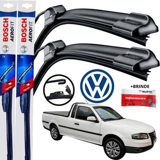 Palheta Dianteira Par Limpador de Parabrisa Para Brisa Original Bosch Saveiro G3 2000 01 0