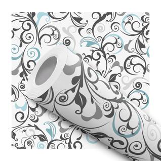Papel de Parede Vinílico Floral Arabesco Classico Sala Quarto 10m