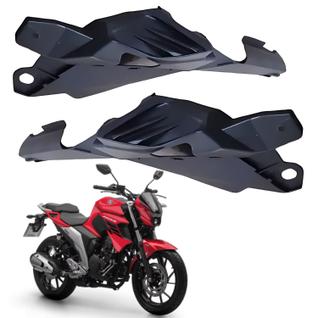 Par Rabeta Acabamento Interno Tampa Lateral Fz25 Fazer 250 2018 2019 2020 2021 2022 2023 2