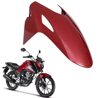 Paralama dianteiro a honda cg titan fan start 160 vermelho realeza 2025 2026
