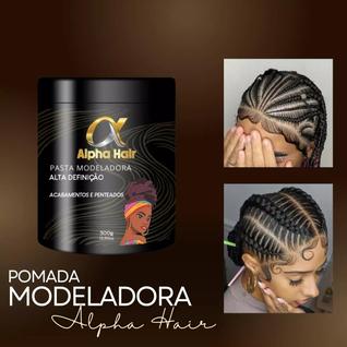 Pasta Modeladora de cabelo Para Acabamentos e Penteados ALPHA HAIR