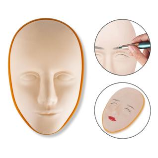 Pele Sintética Base Rosto 3D Treino Make Cílios Sobrancelha Micropigmentação Labial Aula T