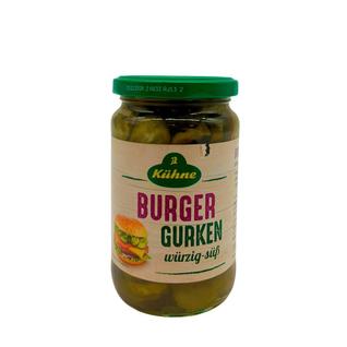Pepino Burger Gurken Fatiado em Rodelas Kühne - 330g