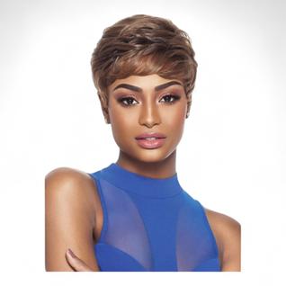 Peruca Lace Front Sintética Becky Corte Pixie Cor Dr30 Envio Imediato