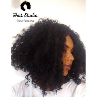 Peruca Long Bob Cabelo Humano Cacheada