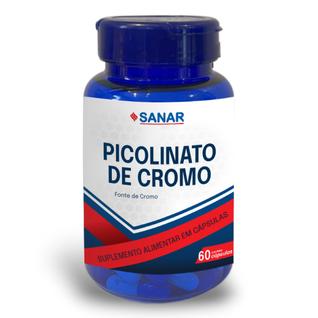 Picolinato de Cromo Sanar - Fonte de Cromo - 60 Cápsulas