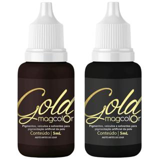 Pigmento Mag Color Gold 5ml Micropigmentação - 2 Unidades