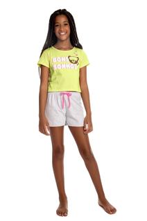 Pijama Juvenil Menina Bons Sonhos Ursinho