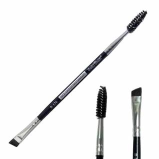 Pincel duplo escova e chanfrado sobrancelha e cilios delinear marca dágua macrilan linha b