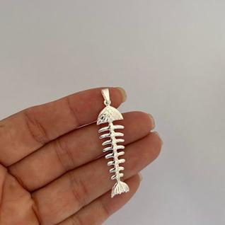 Pingente Espinha de Peixe - Semijoias