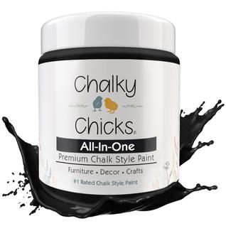 Pintura Chalky Chicks Starless Night Black Matte 237 ml