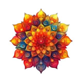 Pintura Em Diamante 5D Mandala Huacan, Novo Estilo De Flores Para Decoração De Casa, Quadr