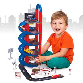 Pista De Carrinhos Estacionamento Brinquedo Infantil Corrida