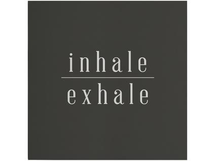Placa Decorativa MDF Good Vibes Inhale Exhale