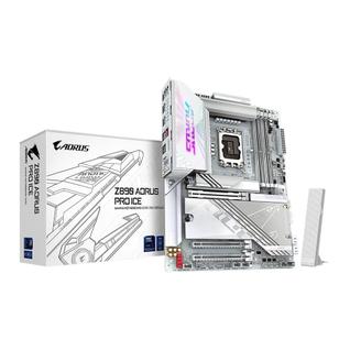 Placa-Mãe Gigabyte Z890 AORUS PRO ICE, Intel, ATX, DDR5, RGB, Wi-Fi 7, Bluetooth, Branco- 