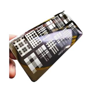 Placas De Estampagem De Unhas Em Aço Inoxidável Com Desenhos De Animais, Geometria, Mármor