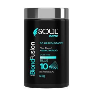 Pó Descolorante Azul Abre 10 Tons com Plex Blond Ultra Rápido sem Ressecar o cabelo Dust-F