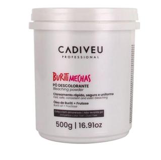Pó Descolorante Buriti Mechas 500G Cadiveu Descoloração e Clareamento Rápido Ultra de até 