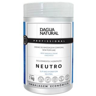 Pote Creme De Massagem Corporal Hidratante Dagua Natural Neutro 1kg Sem Perfume