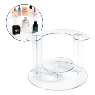 Prateleira 3 Andares Display Vitrine Balcão Loja Suporte Decoração Versátil Doces Joias Ex