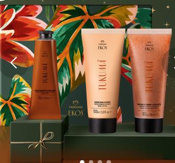 Presente EKOS TUCUMÃ CREME corporal,HIDRATANTE e SABONETE natura