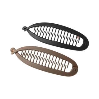 Presilha De Cabelo Grande Para Volume, Estilo Banana Âmbar, Para Rabo De Cavalo Torcido Fr