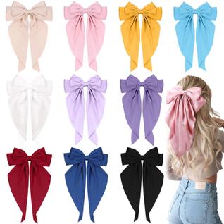 Presilhas de fita de cabelo TOKUFAGU Vintage French, 10 unidades, conjunto A