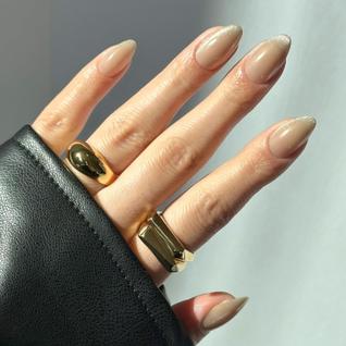 Press On Nails Glamnetic Honey Bun Trendy Nude Velvet