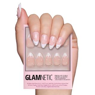 Pressione as unhas Glamnetic French Pearl Short Ammond Tip