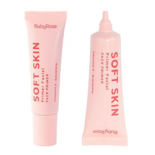 Primer Facial Soft Skin Uniformiza, Hidrata e Prepara a Pele Para Uma Make Impecável Ruby 