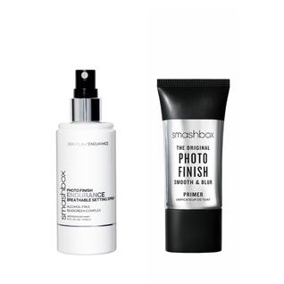 Primer Smashbox Photo Finish Smooth & Blur 10 ml + Spray de fixação 30 ml