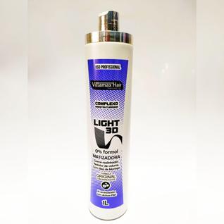 Progressiva sem formol 3d light sem formol 1 litro - Vittamax