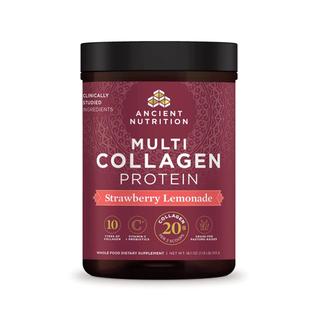 Proteína de colágeno em pó Ancient Nutrition Strawberry 535mL