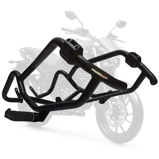 Protetor de Motor e Carenagem Coyote Preto com Pedais - FZ 15 ano 2023 em Diante - Yamaha
