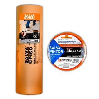 Protetor de Piso Salva Piso Salvabras Rolo 1m x 25m ou 0,5m x 25m Alta Resistência Papel K
