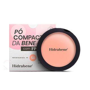 Protetor Solar Facial Pó Compacto FPS 50 Base Clara - Hidrabene